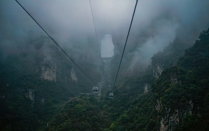 天门山索道